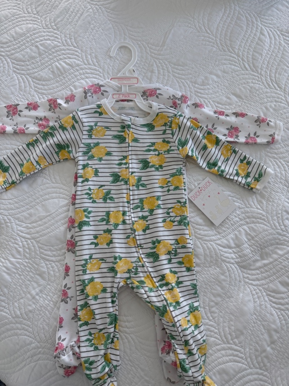 NWT Duck Duck Goose One-Piece Sleepers(2-Pack)